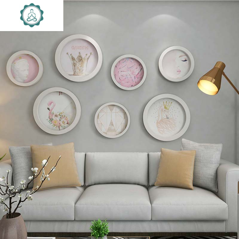 照片墙装饰免打孔相框挂墙组合创意个性卧室餐厅背景墙相册相片墙 封