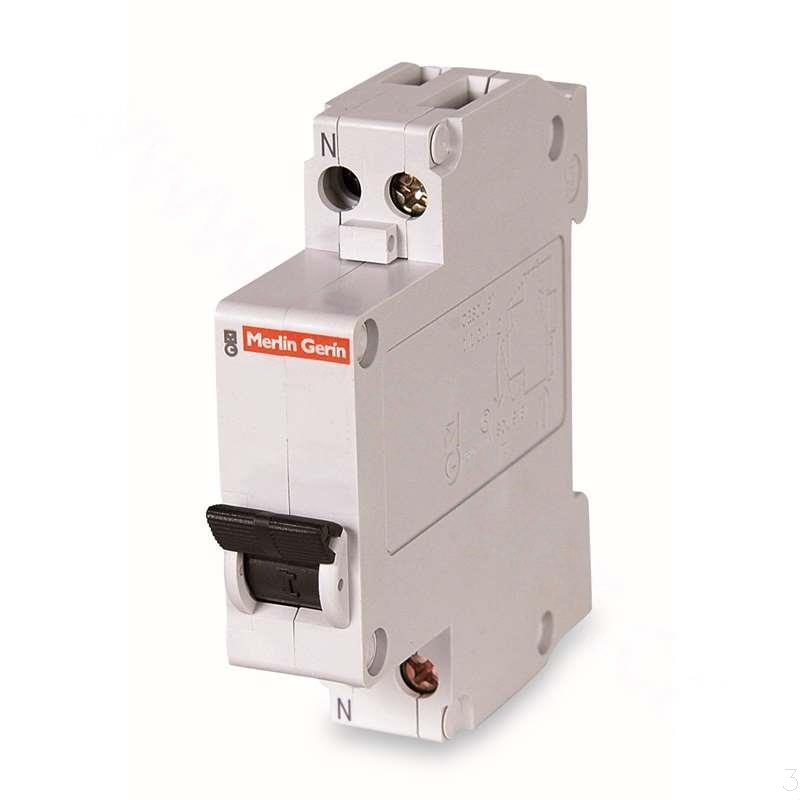 施耐德 Schneider Electric 带中性线分断小型断路器，DPNN C 40A 6KA(包装数量 1个)