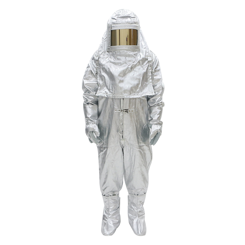 燕舞BD2TF4223105R2F连体式避火隔热服中号/大号(计价单位:套)银色