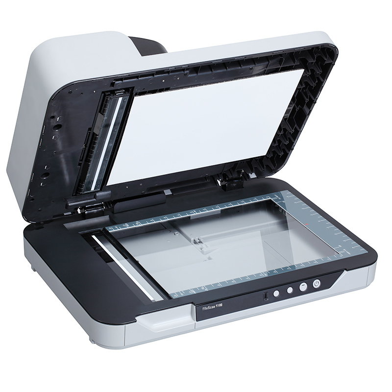 MICROTEK FileScan 5100 中晶CCD双平台高速扫描仪A4彩色双面自动进纸平板馈纸式商务家用高清照片