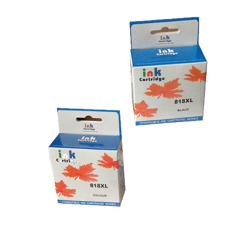 打印机复印机用墨盒 墨彩套装818XL 企业定制 1套高清大图