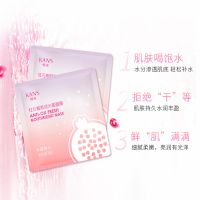 韩束(Kans)红石榴鲜活水盈保湿补水面膜礼盒20片 滋养排浊粉润肌底 各种肤质 男女