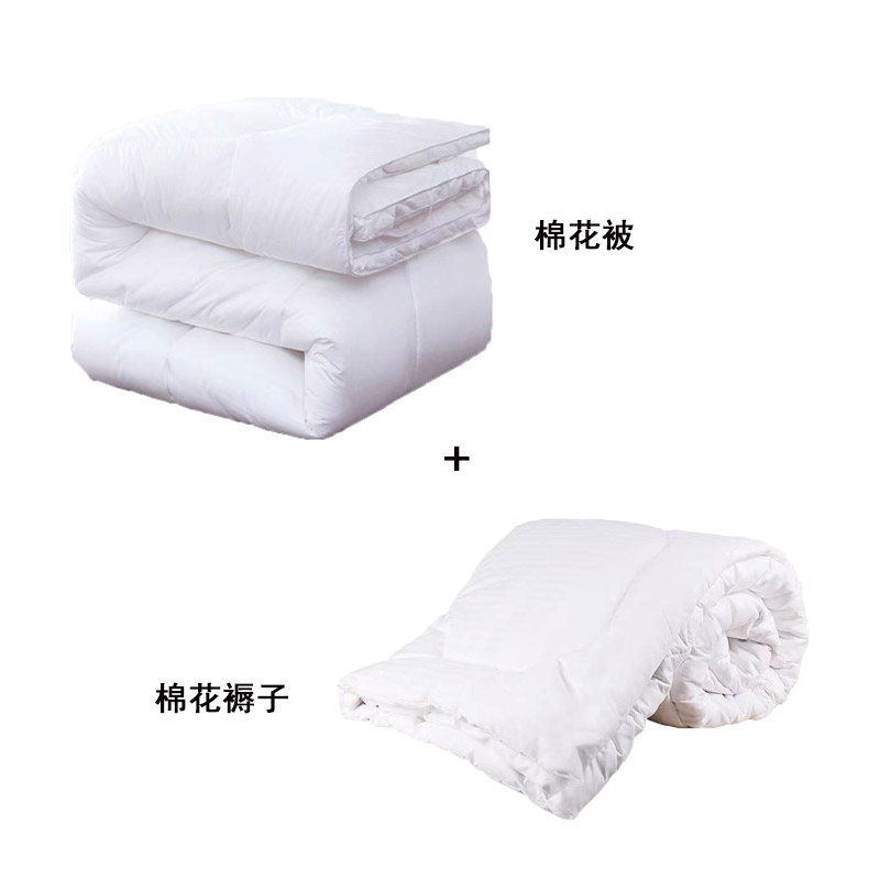 顾享家棉花被+棉花褥子套装 GXJ-MHB001 套高清大图