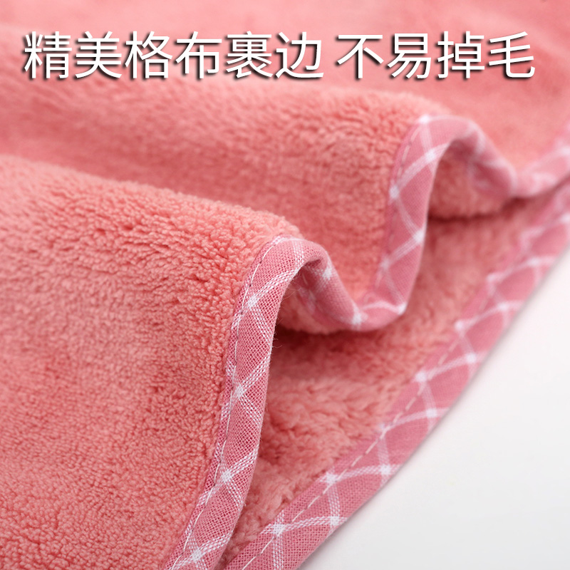 干发帽加厚可爱速干擦头发包头发巾儿童成人浴帽干发洗头吸水毛巾 三维工匠 2个装-猫咪(粉)高清大图