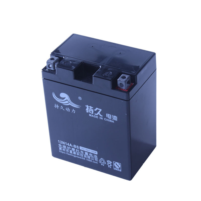 山多力 摩托车电瓶 铅酸蓄电池 12V14AH(适配嘉陵JH600)