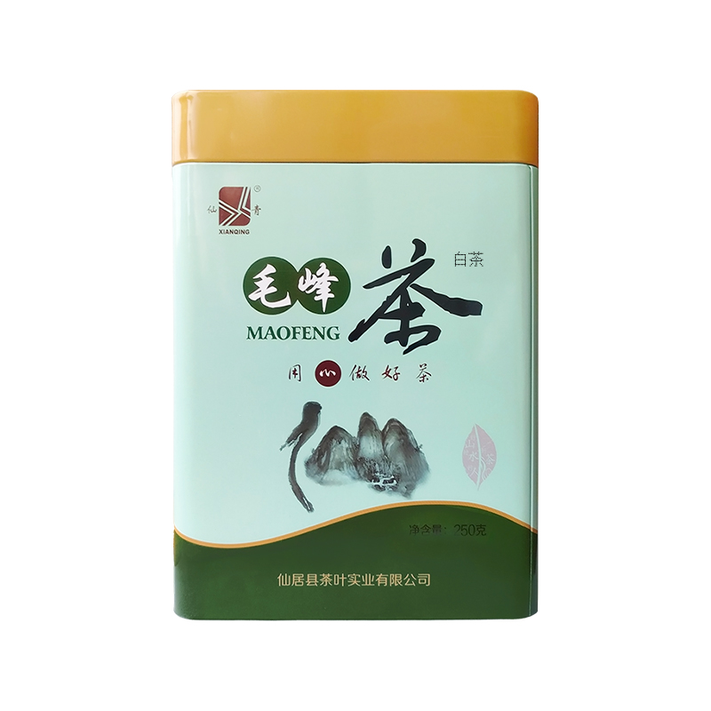 仙青特级明前毛峰250g罐装高清大图