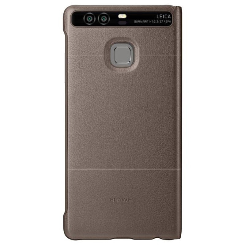 华为原装P9plus手机壳/保护套 智能休眠开窗皮套 防摔保护壳 P9plus 翻盖套5.5英寸专用 送钢化膜