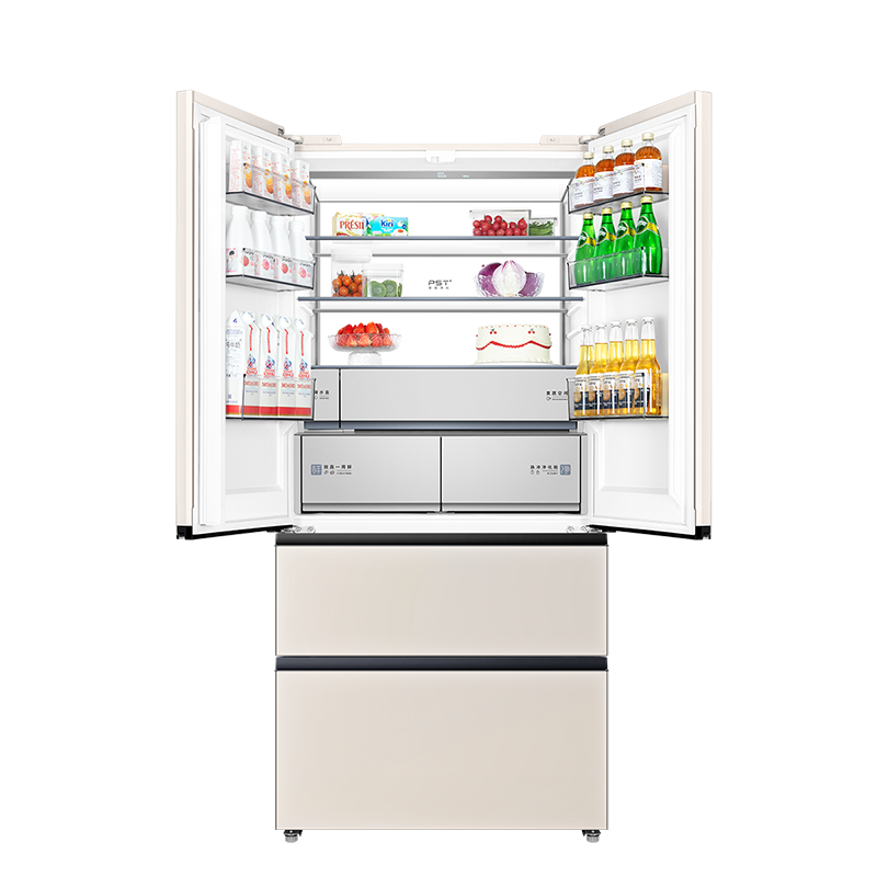 美的冰箱BCD-600WUFGPZMA珍彩米高清大图