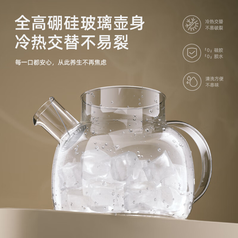 龙的 LD-YS1018 养生壶 1L多功能玻璃养生壶家用迷你小功率宿舍煮茶烧水壶高清大图