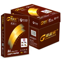 晶彩高品乐复印纸 A4 80g 5包/箱 500张/包X
