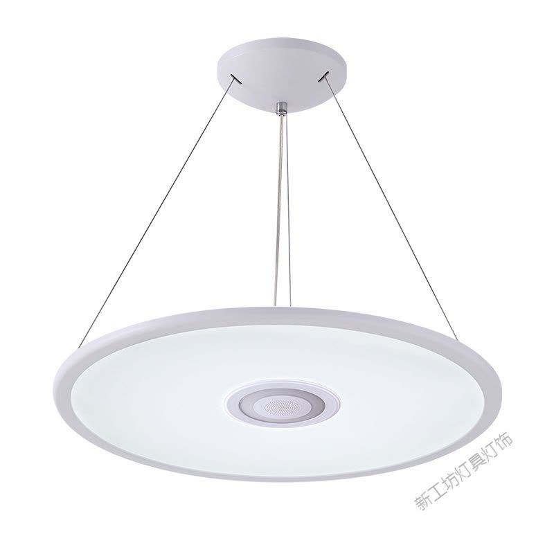 苏宁放心购 led智能wifi音乐吸顶灯蓝牙音响现代简约卧室客厅手机APP控制灯无极调光灯具图片