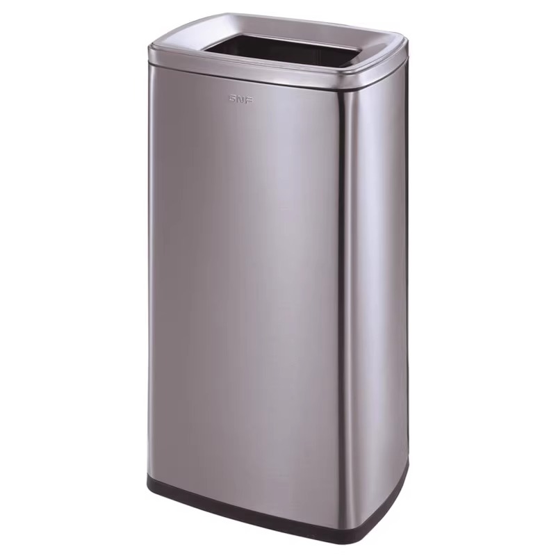 办公环境/卫生间大垃圾桶 黑色30L高清大图