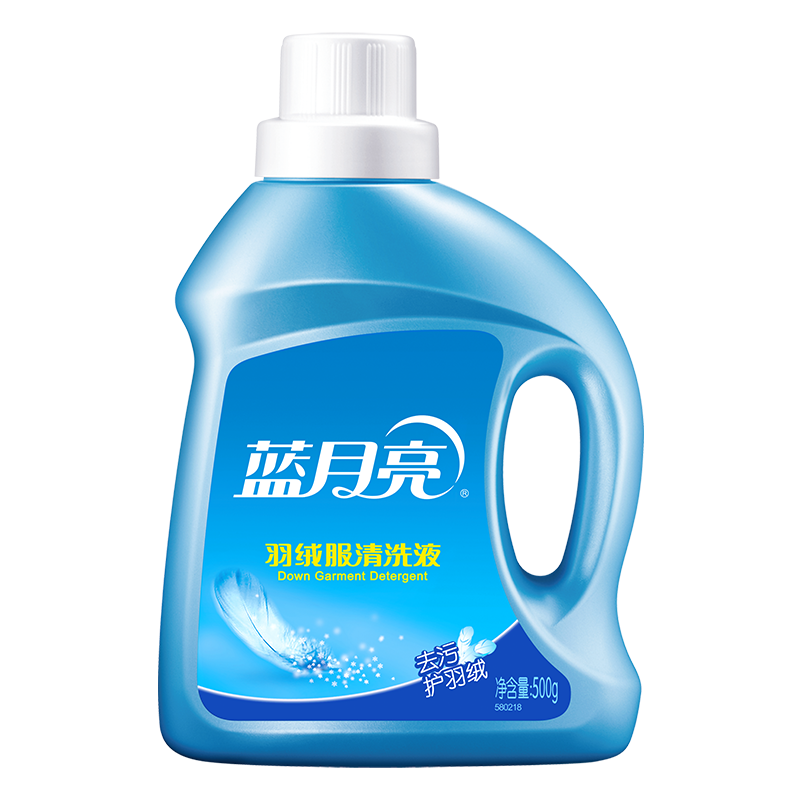蓝月亮丝毛净500g+羽绒净500g高清大图
