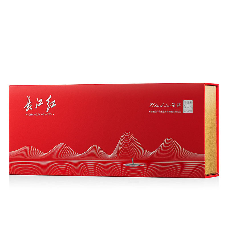 川红 长江红 红茶红色经典款 特级红茶 时尚经典年货礼盒茶叶51g/盒