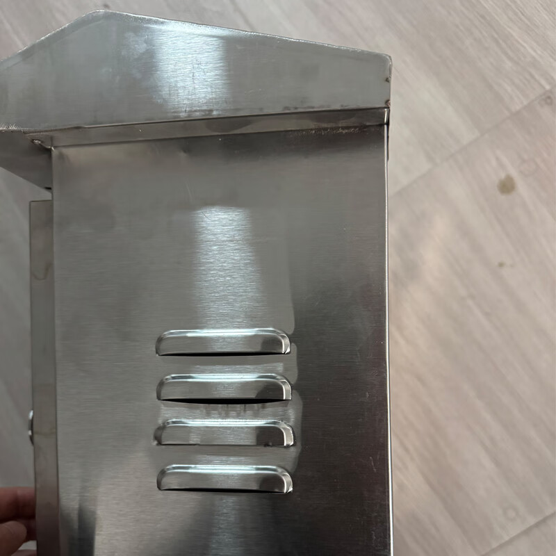 LISM-304不锈钢配电箱工程家用201室外户外防水箱监控设备箱抱箍充电桩 室外常规300*400*180三联把手锁高清大图