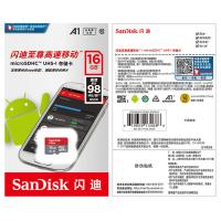 SanDisk闪迪 TF16GB高速A1手机内存卡CLASS 10小米华为酷派三星手机sd卡行车记录仪tf卡98MB/S