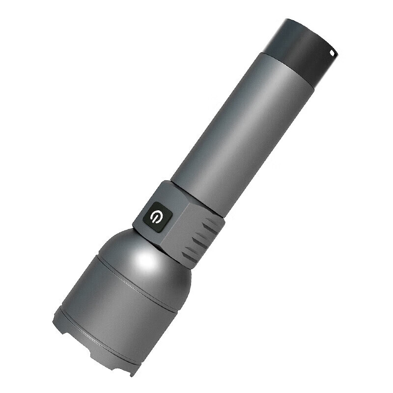 得力(deli)DL551028手电筒1200lm3000mAh变焦白激光(灰)(个)