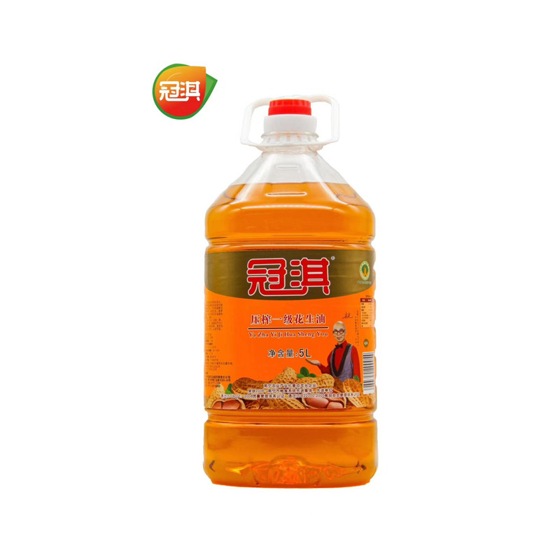 广西冠琪 压榨一级花生油 5L瓶装