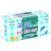 笑爽护翼卫生巾290mm夜用棉柔纤巧型20片