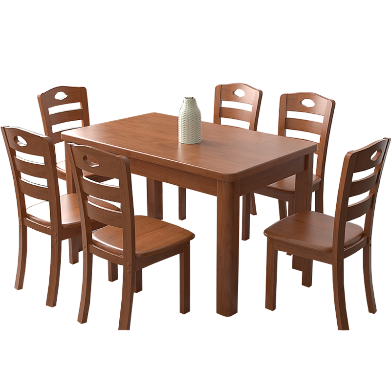 汐餐桌椅海棠色套高清大图