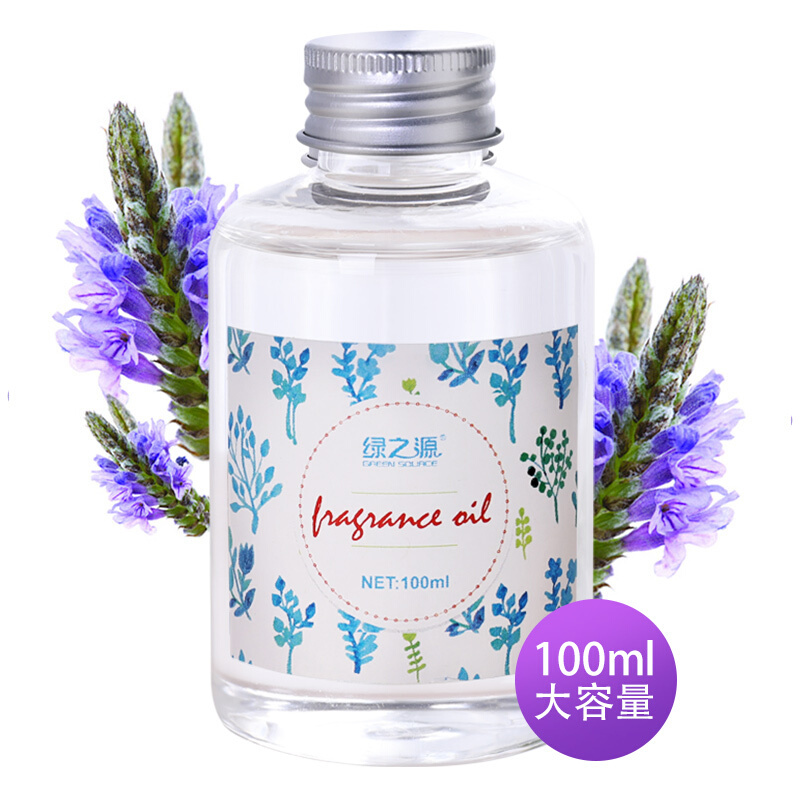 绿之源无火香薰精油补充液100ml 熏香家用卧室内厕所去除异味房间香水藤条瓶(香味随机发)高清大图