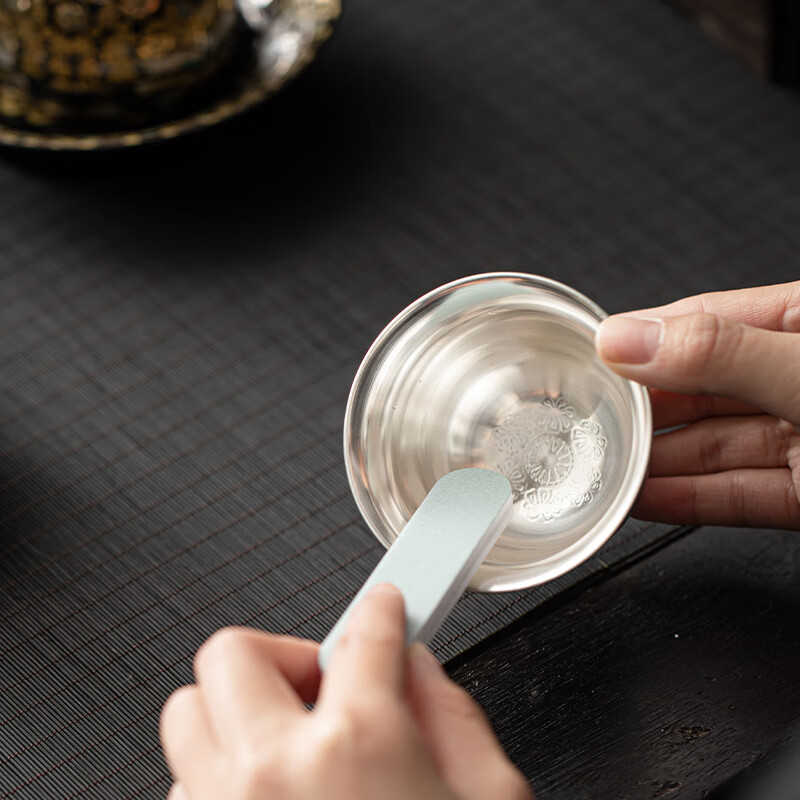 苏氏陶瓷/SUSHI CERAMICS J1047 鎏银金枝玉叶茶具组 (单位:套)高清大图