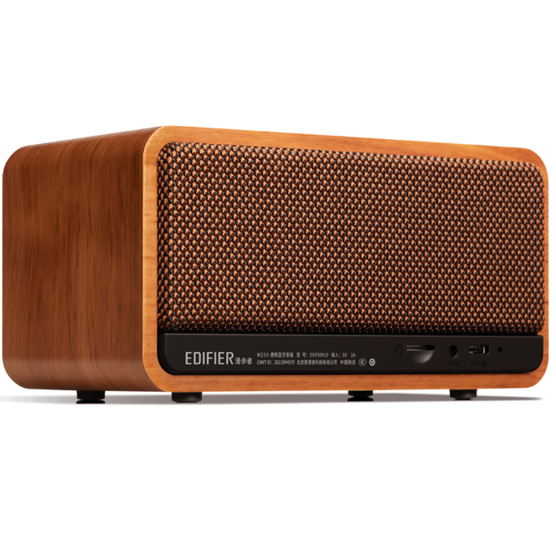 漫步者 (EDIFIER) M230 高品质复古蓝牙便携音箱 一体式立体声音响 M230 家庭音响 桌面音响高清大图