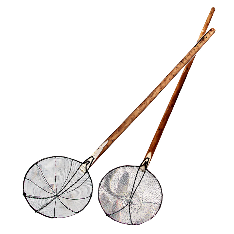 苏宁超市自营 笊篱特大号漏勺木把大笊篱加大笊篱长把大漏勺