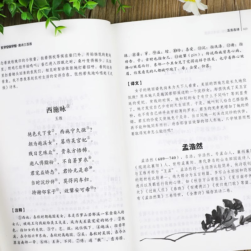 [醉染正版]唐诗三百首 宋词三百首 正版全集300首 带注释译文赏析附插图 中国传统文化国学启蒙诗词鉴赏辞典课外阅读书籍高清大图