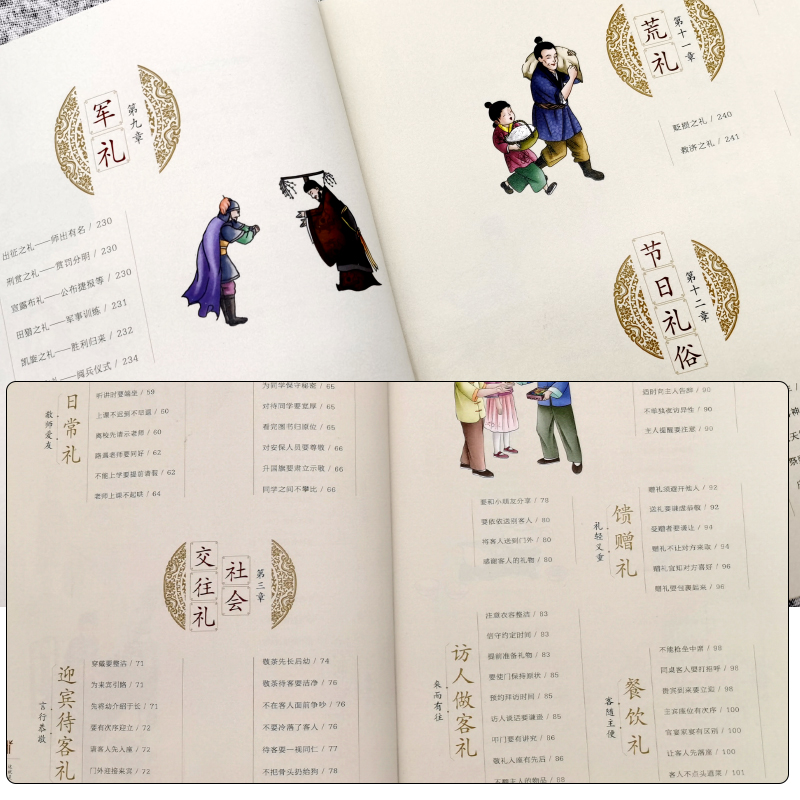 写给孩子的中华美德故事 [正版]这就是中华传统礼仪中国节日中华美德故事四五六初一二三年级儿童国学启蒙习俗民俗知识科普中小高清大图