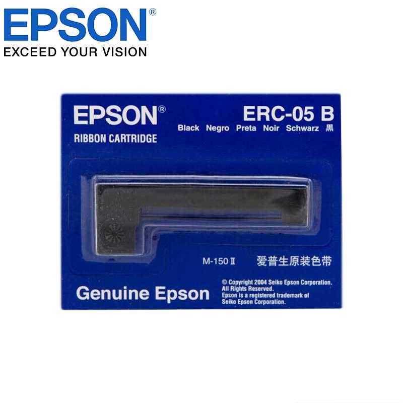 爱普生(Epson)ERC-05 B 原装黑色 色带框 S015352 ERC05