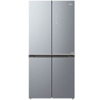 美的(Midea)473升十字对开门冰箱智能变频家用冰箱 BCD-473WSGPM(Q) 榭湖银