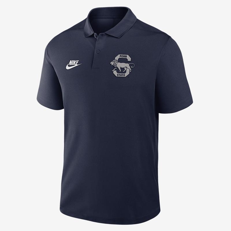 耐克(NIKE)运动POLO衫男款吸汗速干透气双层提花支持球队印花胜利 3XL College_Navy