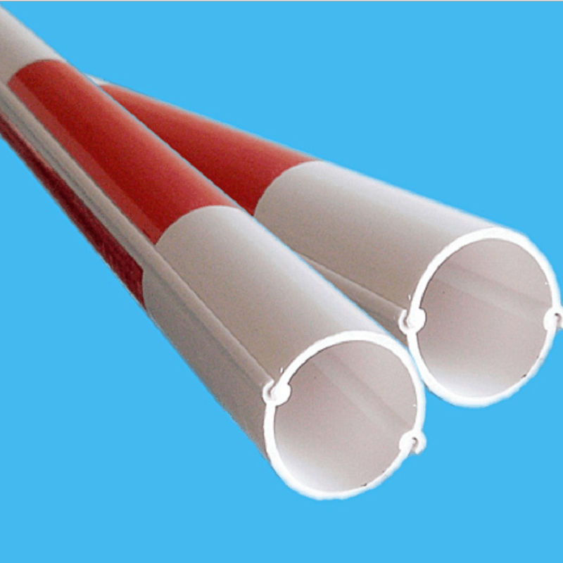 水龙珠(SHUILONGZHU)红白拉线管跨路警示管 25mm*2m国标 20根起订图片