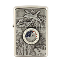 专柜正品之宝ZIPPO防风打火机 美国军队象征24457