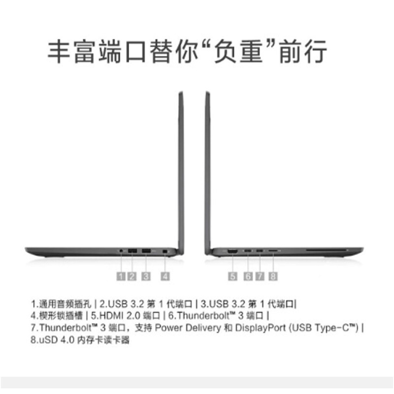戴尔(DELL)Latitude 7410 14英寸笔记本电脑 I7-10610U/32G/1T固态原厂定制