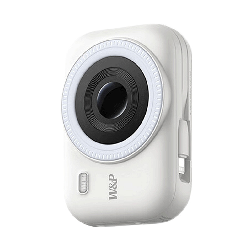 W&P充电宝自带线快充磁吸移动电源耐磨安全芯片HW33