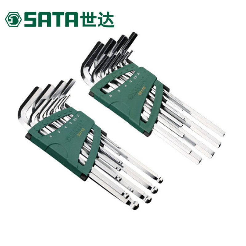 世达10件加长内六角扳手组套10MMSA09110