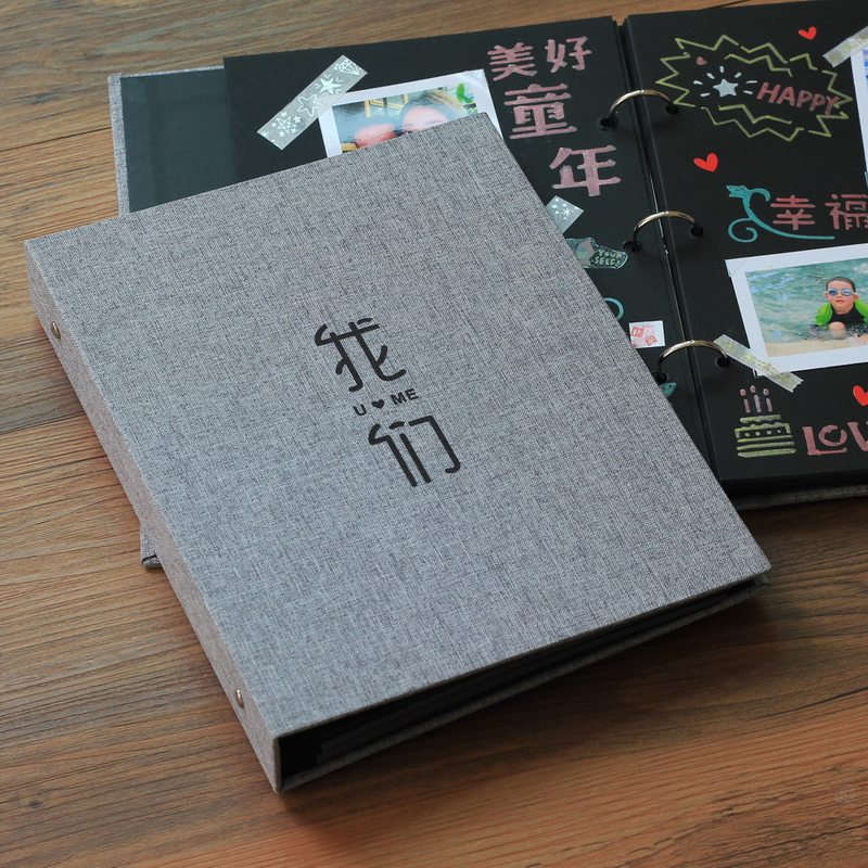 三维工匠抖音款自制手绘生日相册本diy情侣手工情人节表白送男友 三维