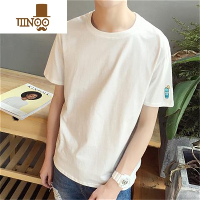 YANXU秋季新款男士工装外套韩版潮流ins休闲运动棒球服帅气夹克上衣服 L85-105斤 纯色颜色白色