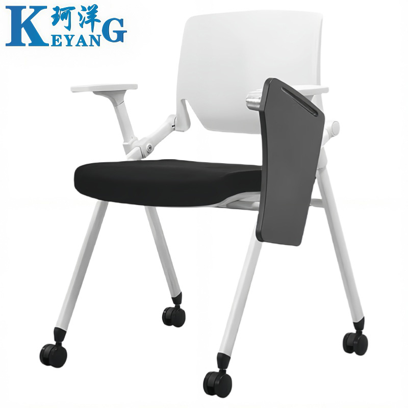 珂洋 培训椅 带写字板+轮 把高清大图
