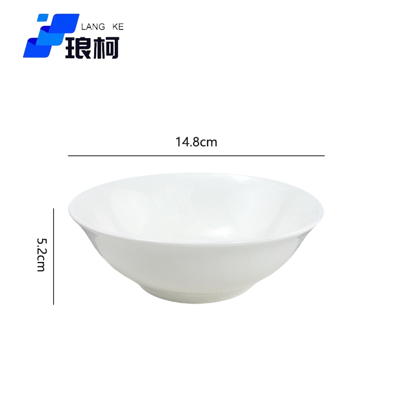 琅柯 陶瓷面碗 反口 6英寸高清大图