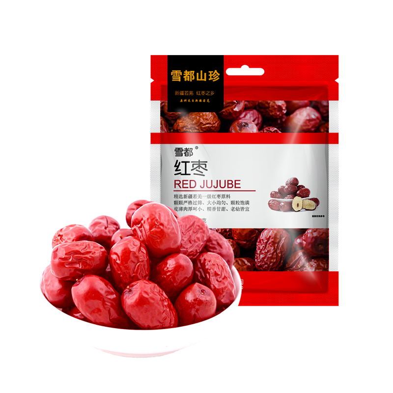 雪都红枣200g 新疆若羌红枣干货一级品