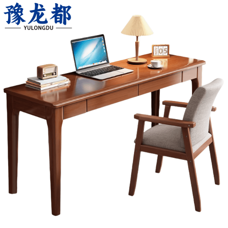 豫龙都办公桌椅1.4m套高清大图