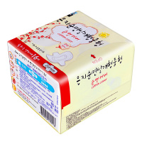 恩芝(Eunjee )纯棉 护翼 干爽透气 双面轻薄 日用姨妈巾韩国进口卫生巾16片 250mm