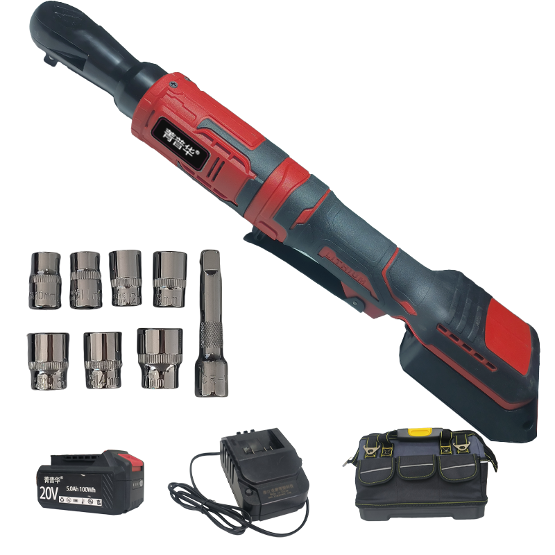 菁普华充电式锂电电动棘轮扳手20V套高清大图