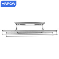 箭牌(ARROW) 升降晾衣架 电动式升降晾衣架 铝合金智能晾衣机 无线遥控照明升降晒衣机AEO10L112003-D