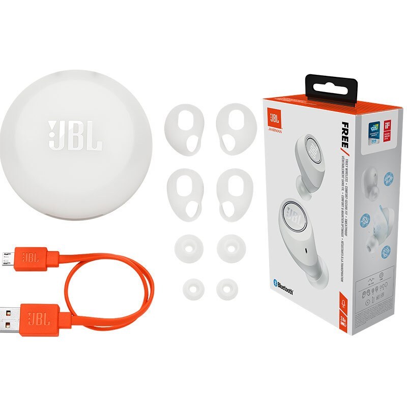 JBL FREE X 全新一代 真无线耳机 运动商务入耳式防水智能蓝牙耳机 白色
