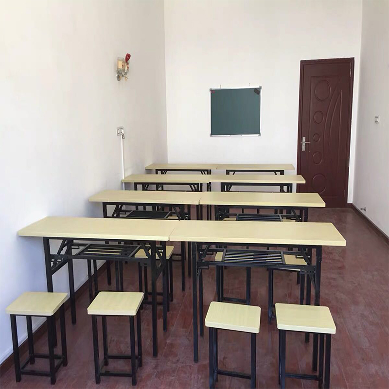 中小学生补习课桌椅闪电客辅导班培训班折叠桌子学校教室书桌托管班