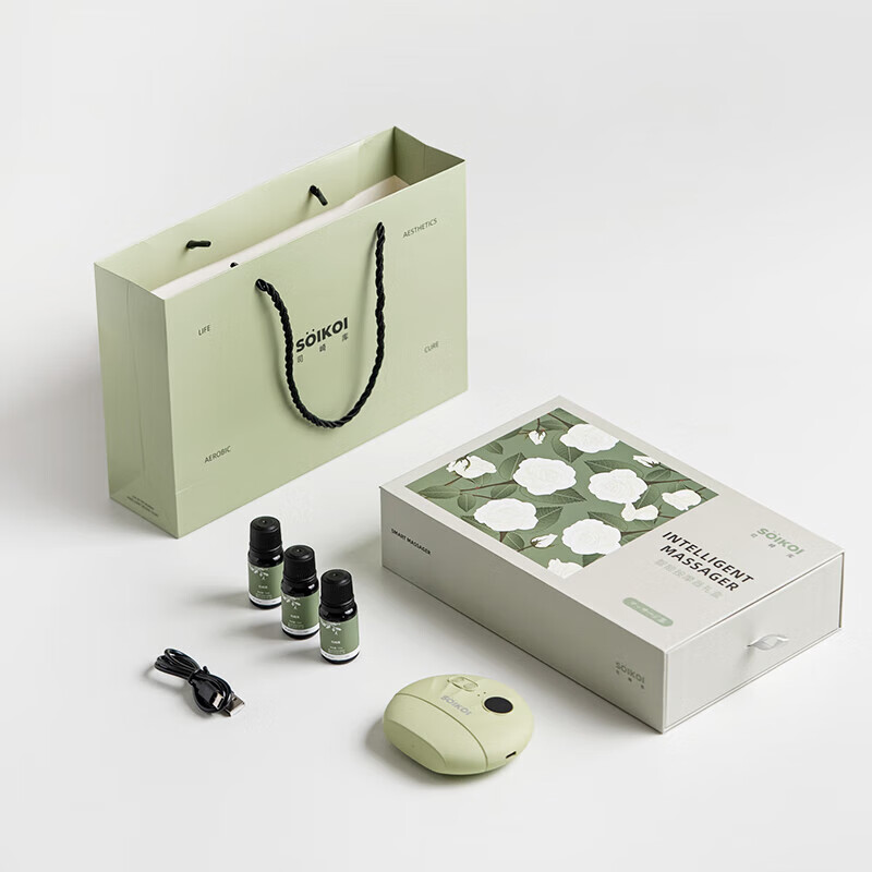 SOIKOI司崎库 智能按摩器礼盒 S13(绿色)高清大图